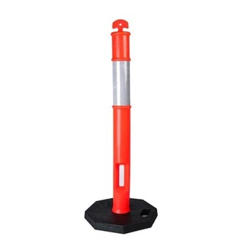 Route de la sécurité routière AVERTISSEMENT BOLLARD