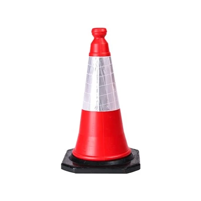 Barrière flexible de cônes de circulation de PVC 450mm