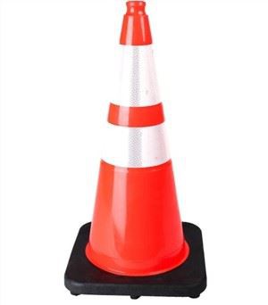 Capes de trafic PVC en plastique de 36 pouces